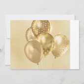 Invitation Fête d'anniversaire 50 ans  (Dos)