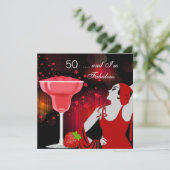 Invitation Fête d'anniversaire 50 ans Incroyable diva 50 ans (Debout devant)