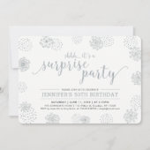 Invitation Fête d'anniversaire 50 ans surprise moderne | Arge (Devant)