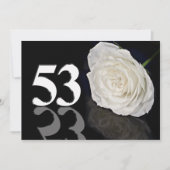 Invitation fête d'anniversaire 53 ans (Devant)