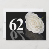 Invitation fête d'anniversaire 62 ans (Devant)