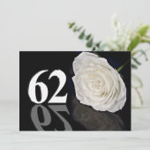 Invitation fête d'anniversaire 62 ans (Debout devant)