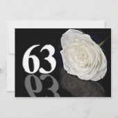Invitation fête d'anniversaire 63 ans (Devant)