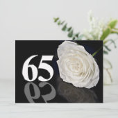 Invitation fête d'anniversaire 65 ans (Debout devant)