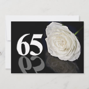 Invitation fête d'anniversaire 65 ans