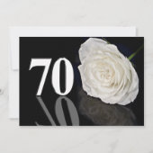 Invitation fête d'anniversaire 70 ans (Devant)