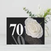 Invitation fête d'anniversaire 70 ans (Debout devant)