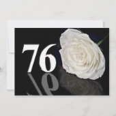 Invitation fête d'anniversaire 76 ans (Devant)