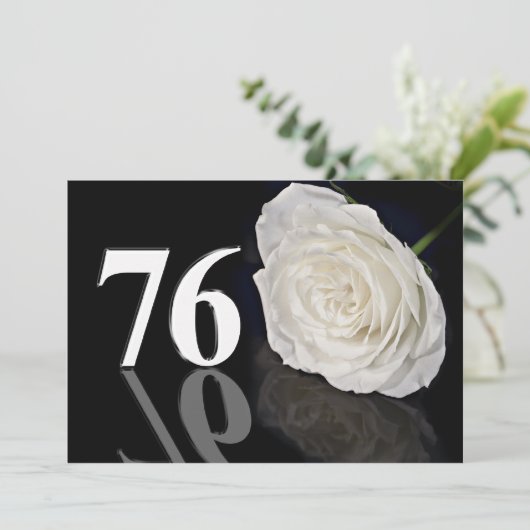 Invitation fête d'anniversaire 76 ans (Debout devant)