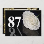 Invitation fête d'anniversaire 87 ans (Devant / Derrière)