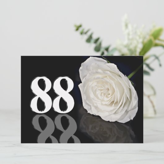 Invitation fête d'anniversaire 88 ans (Debout devant)