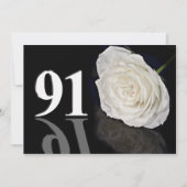 Invitation fête d'anniversaire 91 ans (Devant)