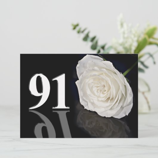 Invitation fête d'anniversaire 91 ans (Debout devant)