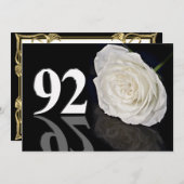 Invitation fête d'anniversaire 92 ans (Devant / Derrière)