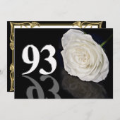 Invitation fête d'anniversaire 93 ans (Devant / Derrière)