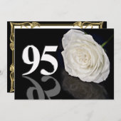 Invitation fête d'anniversaire 95 ans (Devant / Derrière)