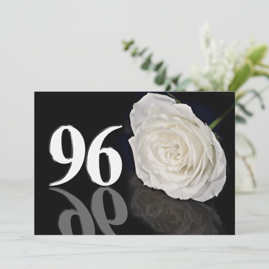 Invitation fête d'anniversaire 96 ans (Debout devant)