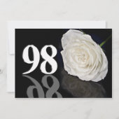 Invitation fête d'anniversaire 98 ans (Devant)