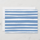 Invitation Fête d'anniversaire à l'aquarelle sur l'aviation v (Dos)