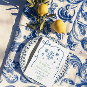 Invitation Fête d'anniversaire à main lunaire