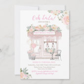 Invitation Fête d'anniversaire à Paris (Devant)