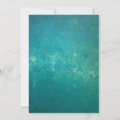 Invitation Fête d'anniversaire à thème de sirène personnalisé (Dos)