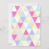 Invitation fête d'anniversaire à thème des années 80, fête du (Dos)