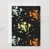 Invitation Fête d'anniversaire adolescente Paintball Cool (Dos)