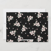 Invitation Fête d'anniversaire adulte d'été tropical moderne (Dos)