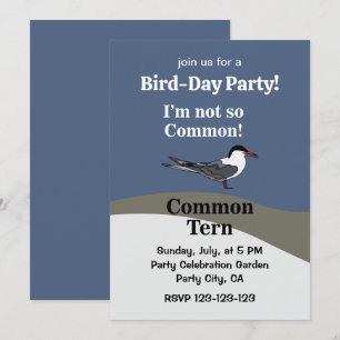 Invitation Fête d'anniversaire amusante de la Sterne commune