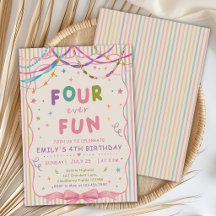 Fête d'anniversaire amusante pour toujours 4 ans