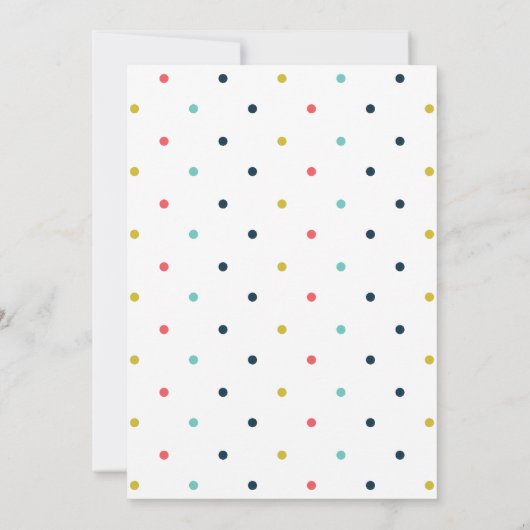 Invitation Fête d'anniversaire | Anniversaire (Dos)