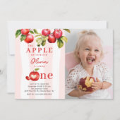 Invitation Fête d'anniversaire Apple (Devant)