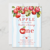 Invitation Fête d'anniversaire Apple (Devant)