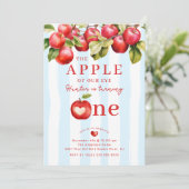 Invitation Fête d'anniversaire Apple (Debout devant)