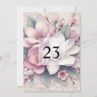 Invitation Fête d'anniversaire aquarelle élégante à motifs fl
