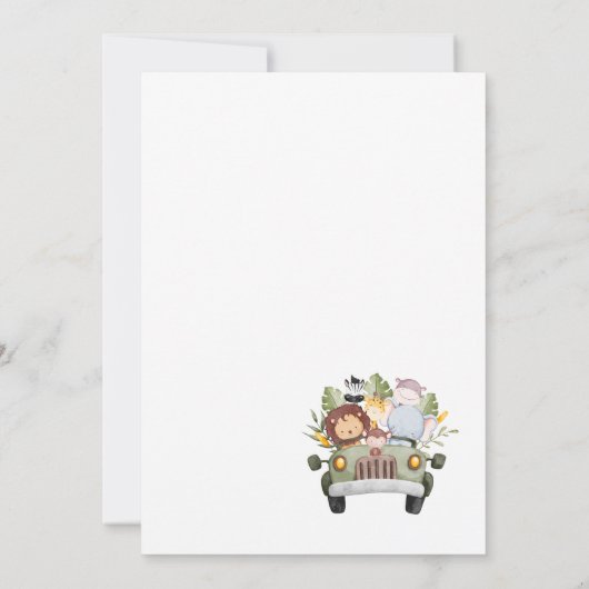 Invitation Fête d'anniversaire aquarelle moderne élégante (Dos)