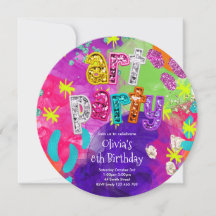 Fête d'anniversaire artistique