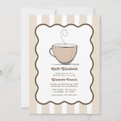 Invitation Fête d'anniversaire au Café (Devant)