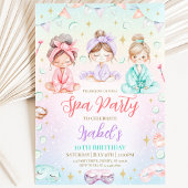 Invitation Fête d'anniversaire au Spa