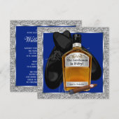 Invitation Fête d'anniversaire au whisky de Mans (Devant / Derrière)
