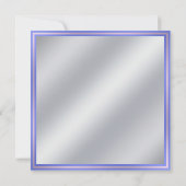 Invitation Fête d'anniversaire aux hortensias rose violet ble (Dos)