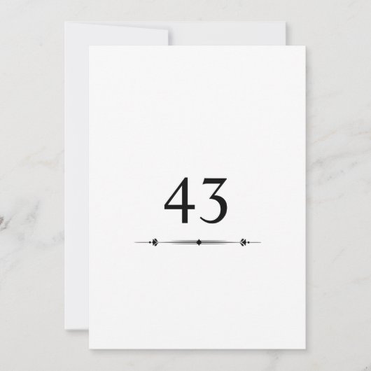 Invitation Fête d'anniversaire avec texte de calligraphie min (Devant)