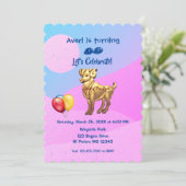 Invitation Fête d'anniversaire - baies (21 mars - 19 avril) I (Debout devant)