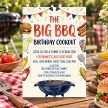 Fête d'anniversaire BBQ barbecue grill party dans