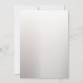 Invitation Fête d'anniversaire Boho White Orchid Fleurs Blue (Dos)