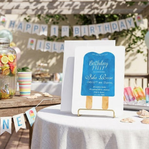 Invitation Fête d'anniversaire Bonjour Été