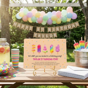 Invitation Fête d'anniversaire Bonjour l'été
