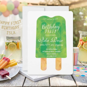 Invitation Fête d'anniversaire Bonjour l'été
