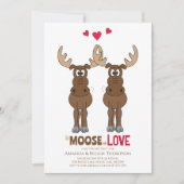 Invitation Fête d'anniversaire Ça doit être l'amour Mignon Ca (Devant)